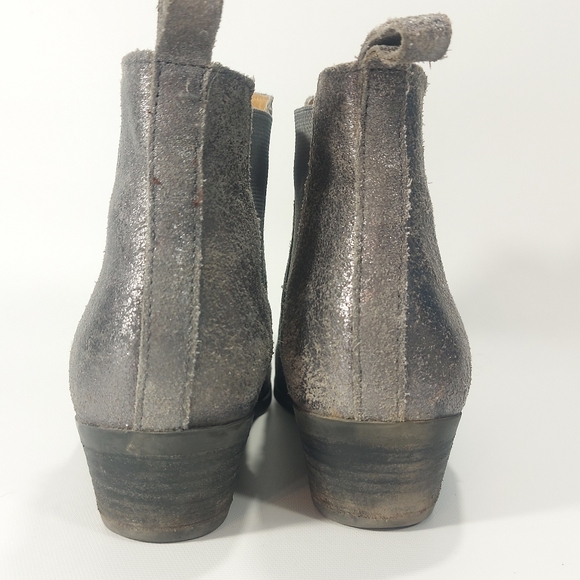 Denim & Supply Ralph Lauren Leather Metallic Silver Gray, 8 - Picture 5 of 10